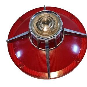 FORD C2AZ 1962 GALAXIE TAILLIGHT LENS W/ CHROME BACK UP LIGHT 63AFD